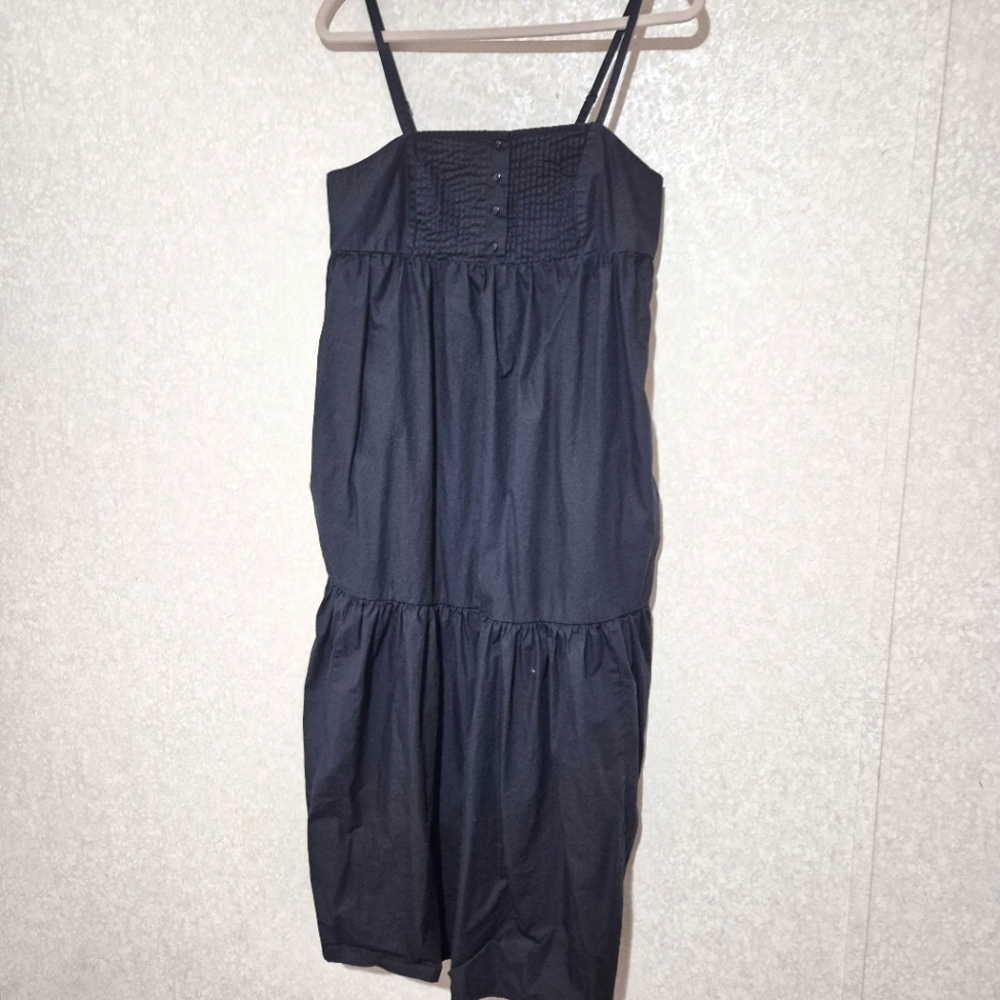 Levi's Black Midi Dress...sleeveless...size:XS